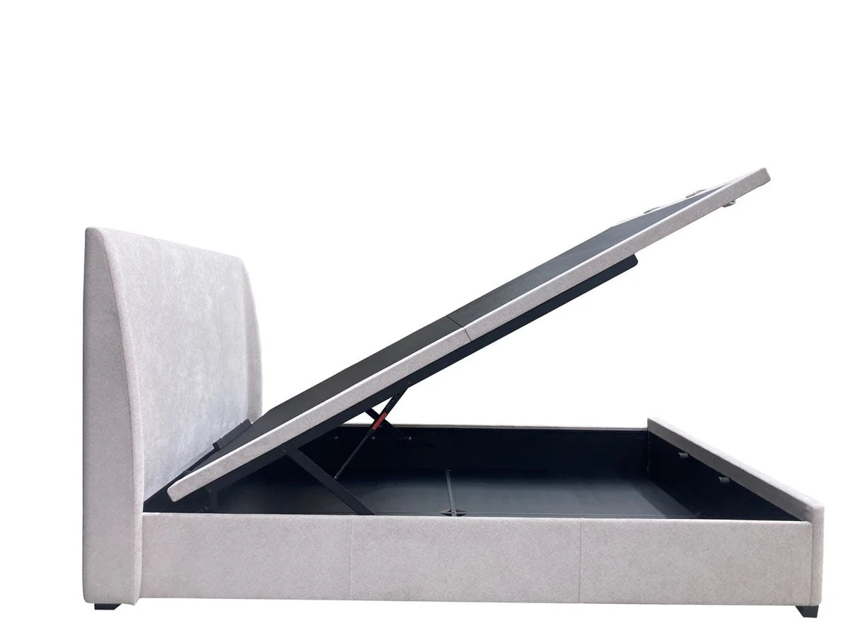 Casamia Upholstered Bed – Gas Lift – Choice of Colours