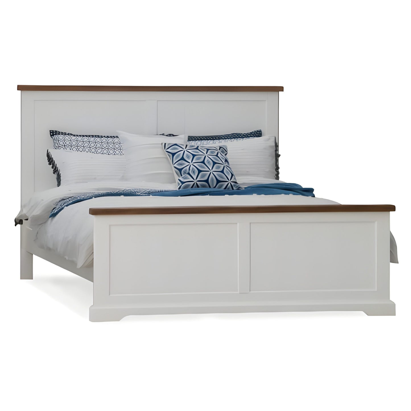 Oregon Two Tone – Classic White Finish with Natural Timber Top