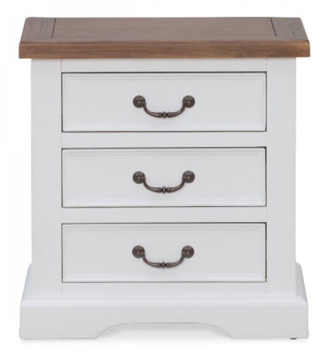 Oregon 3 Drawer Bedside