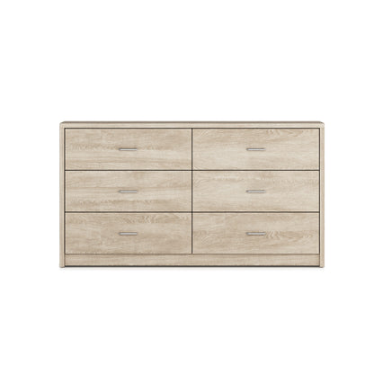 Nook 6 Drawer Dresser and Mirror
