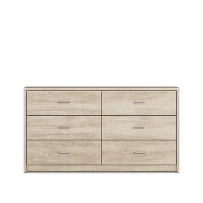 Nook 6 Drawer Dresser and Mirror