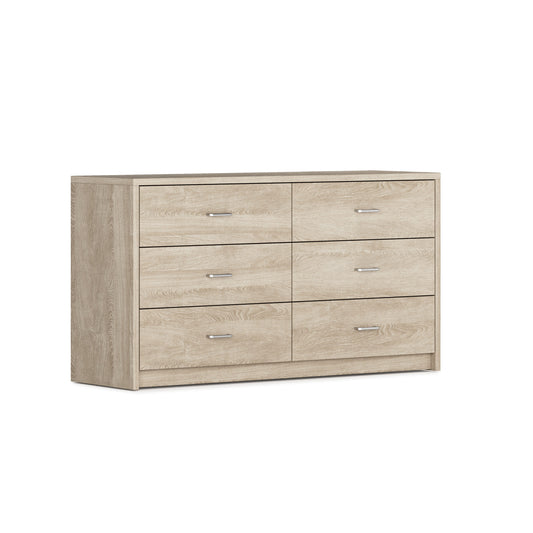 Nook 6 Drawer Dresser and Mirror