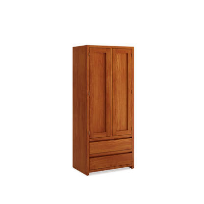 Modern 90cm All Hanging Wardrobe with 2 Drawers – Aussie Made Choice of Colours