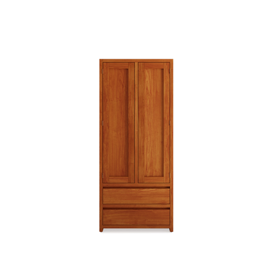 Modern 90cm All Hanging Wardrobe with 2 Drawers – Aussie Made Choice of Colours