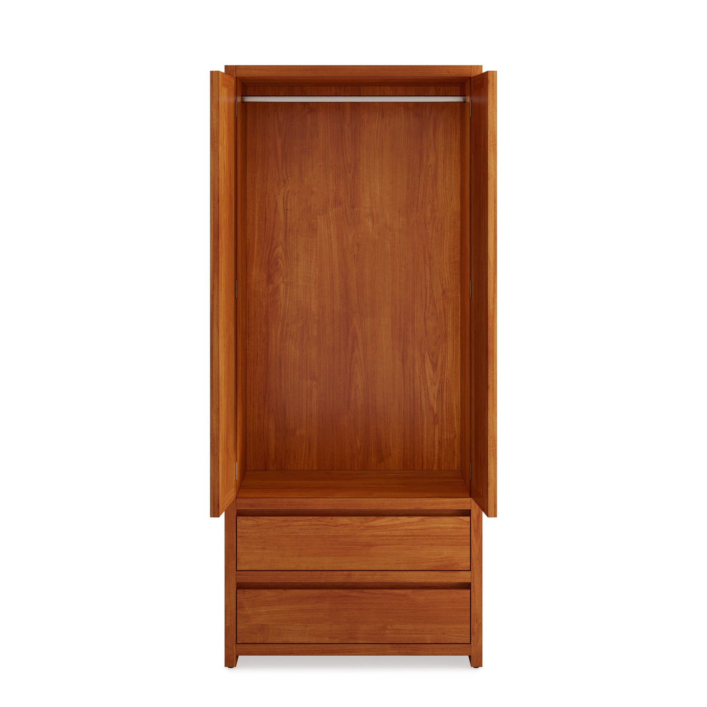 Modern 90cm All Hanging Wardrobe with 2 Drawers – Aussie Made Choice of Colours