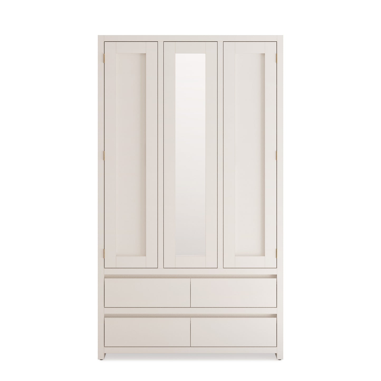 Modern 120cm Hanging & Shelving Wardrobe with 4 Drawers – Aussie Made Choice of Colours