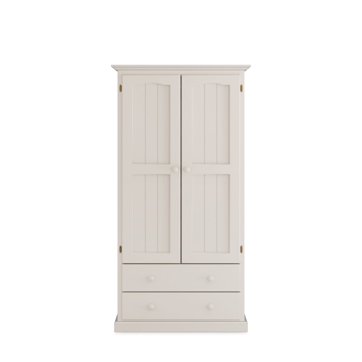 Heritage 90cm All Hanging Timber Wardrobe 2 Door 2 Drawer – Aussie Made Choice of Colours