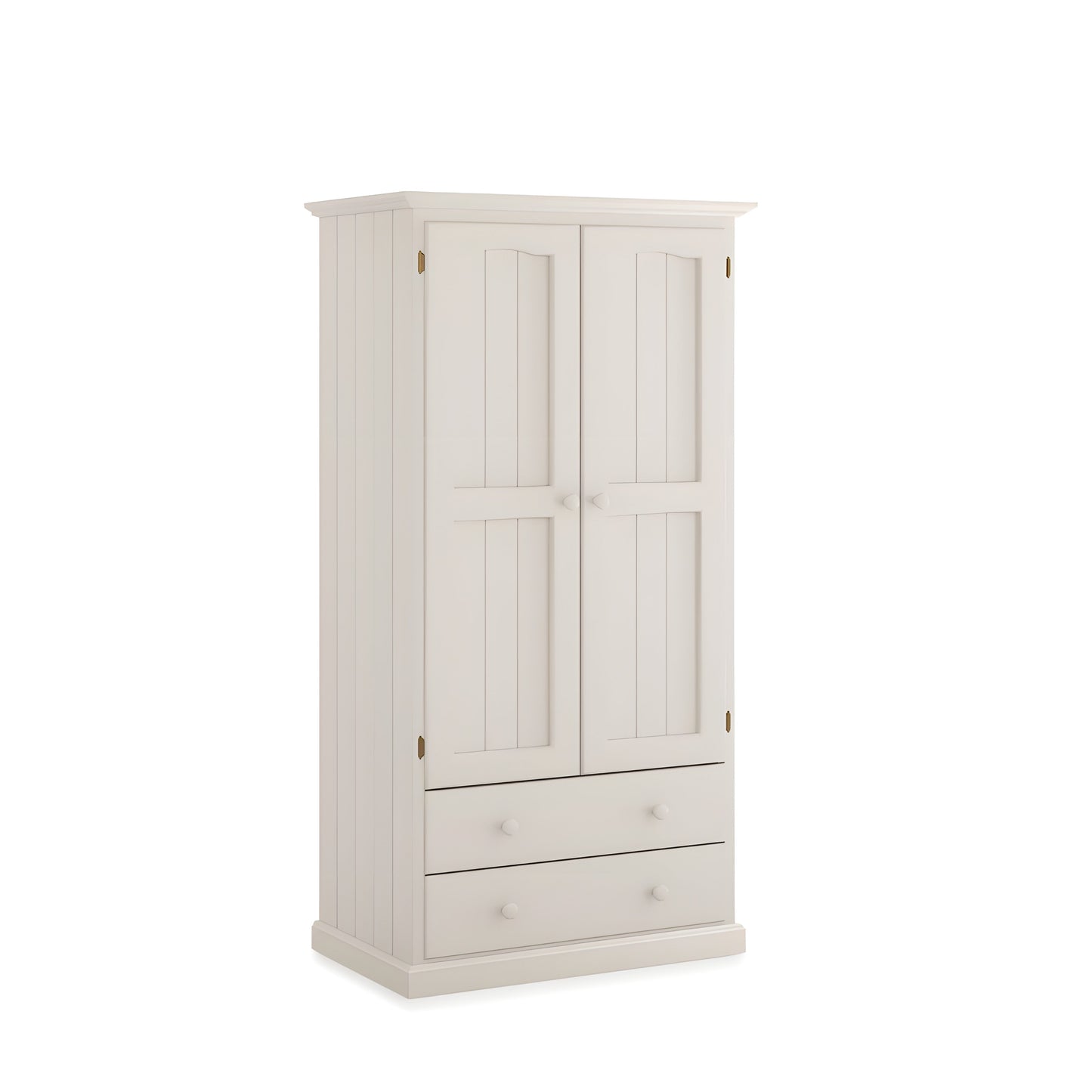 Heritage 90cm All Hanging Timber Wardrobe 2 Door 2 Drawer – Aussie Made Choice of Colours