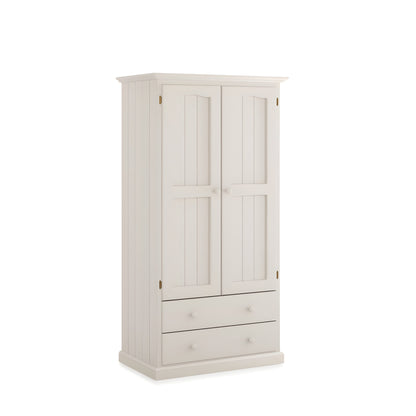 Heritage 90cm All Hanging Timber Wardrobe 2 Door 2 Drawer – Aussie Made Choice of Colours