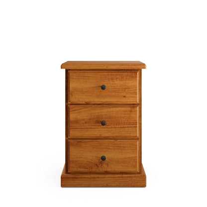 Chas 3 Drawer Bedside