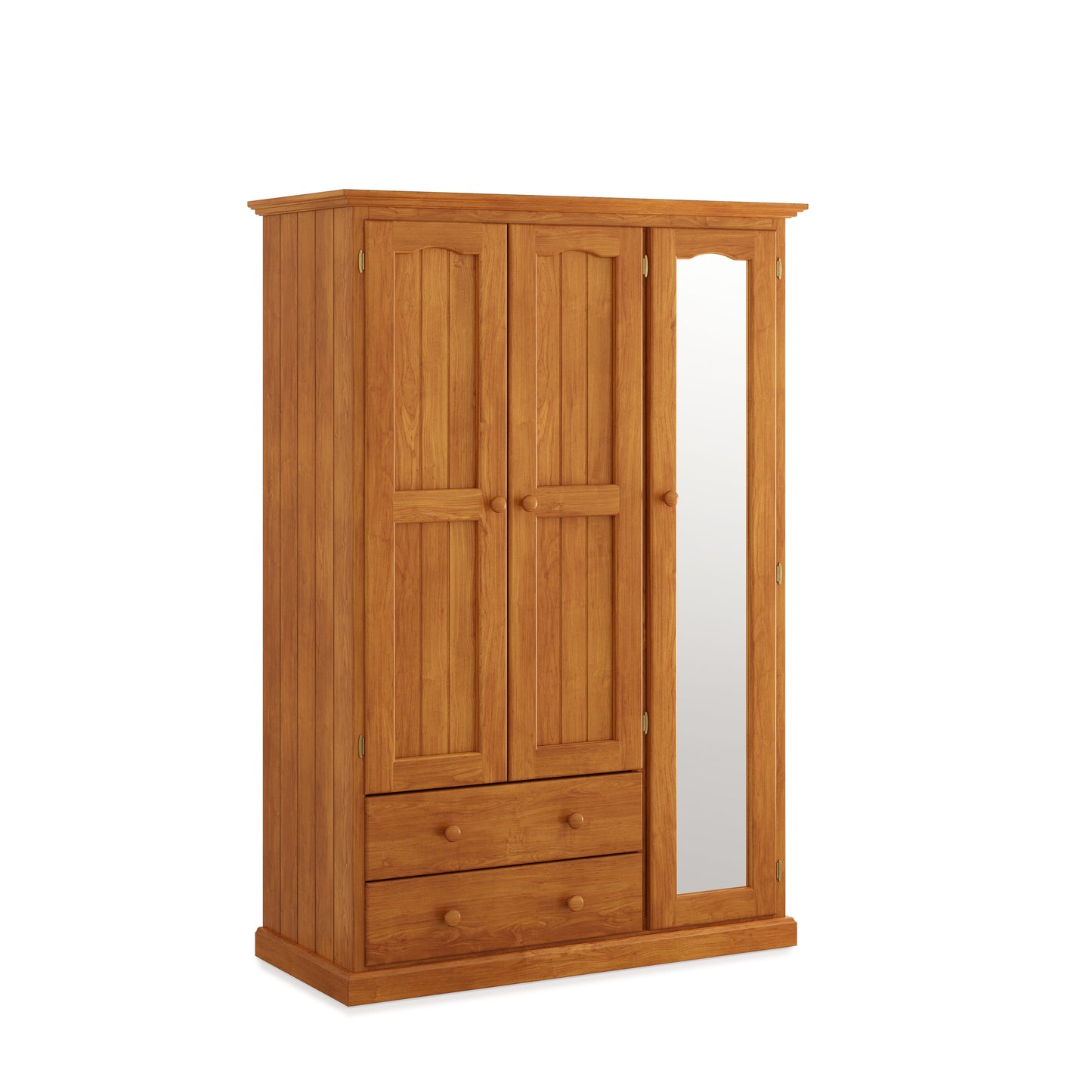 Heritage Timber Wardrobe 120cm Hanging Shelving and Drawers – Aussie Made Choice of Colours