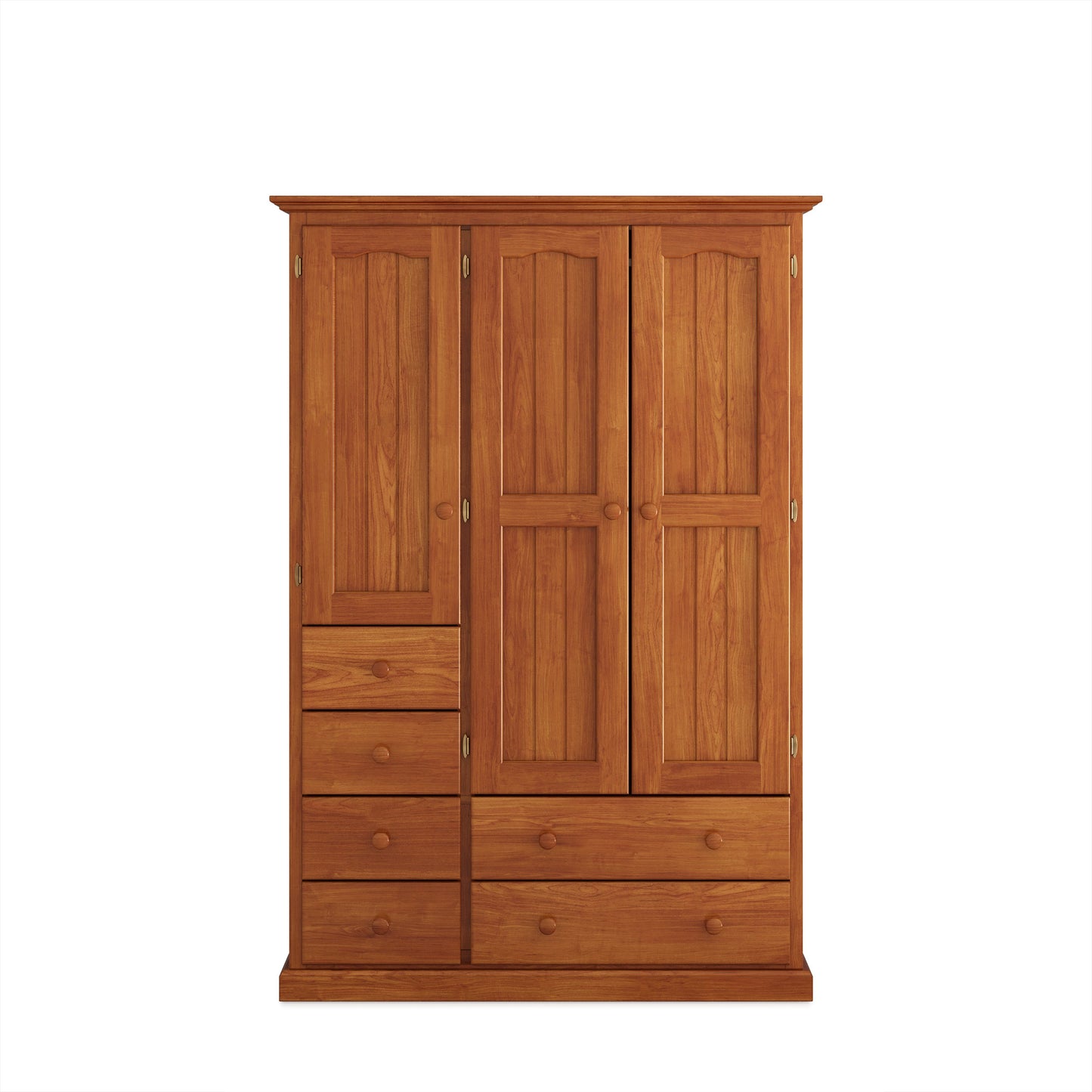 Heritage Timber Wardrobe 120cm Hanging Shelving 6 Drawer – Aussie Made Choice of Colours