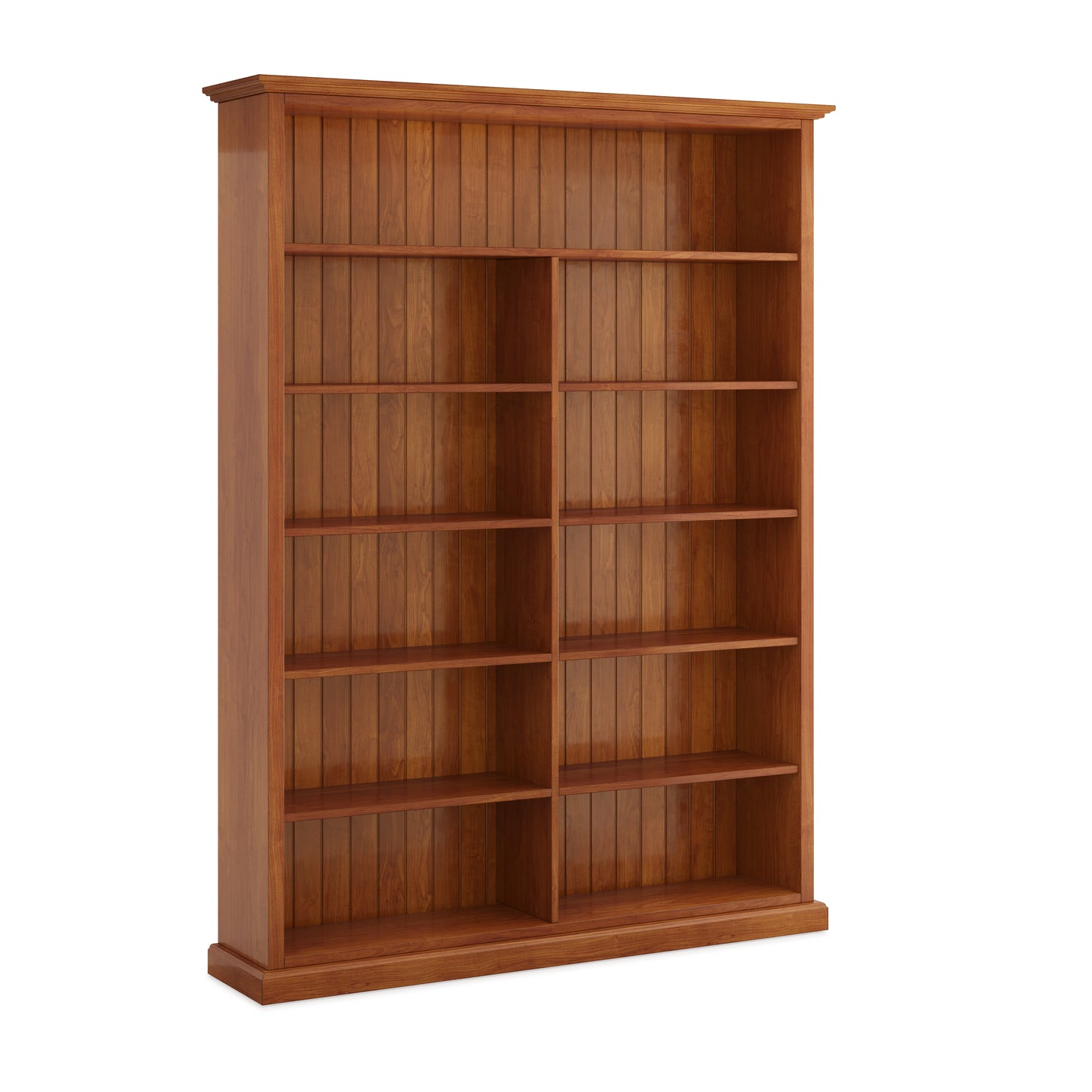 Heritage Timber Bookcase (7×5) H210xW158xD35cm – Aussie Made Choice of Colours