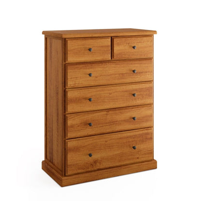 Chas 6 Drawer Tallboy