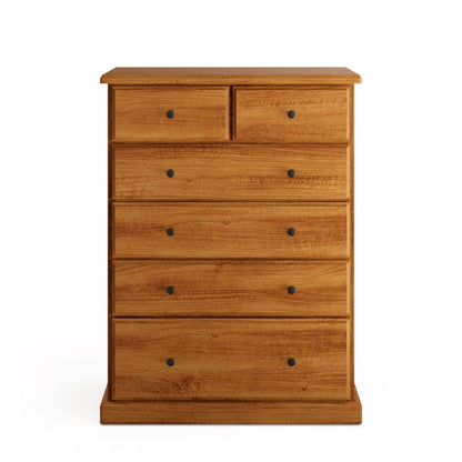 Chas 6 Drawer Tallboy