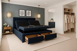 Motion Elite Adjustable Base w Storage Drawers