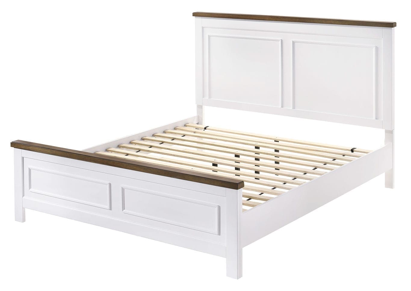Westconi Cottage Queen Panel Bed – Two-Tone Finish with Quality Construction