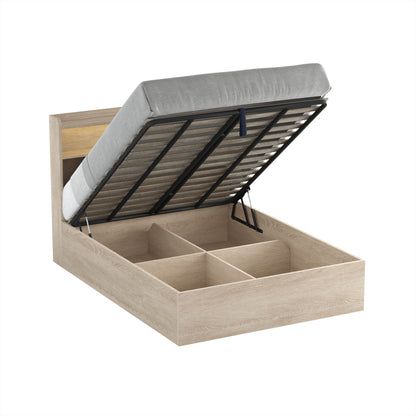 Nook Gas Lift w Under Storage, USB ports and LED Lighting