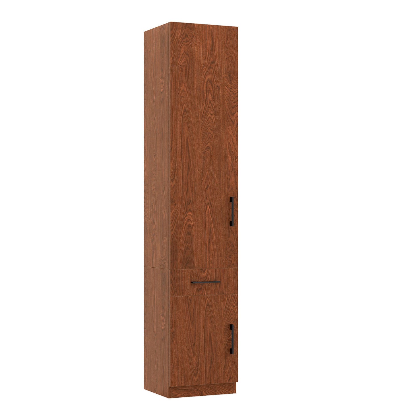 8. Wallbed Bookcase AB-6 Adjustable Shelves, Pullout Table, Small Cupboard
