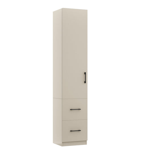 12. Wallbed Cupboard AB-4a Adjustable Shelves, Half Door, 2 Drawer