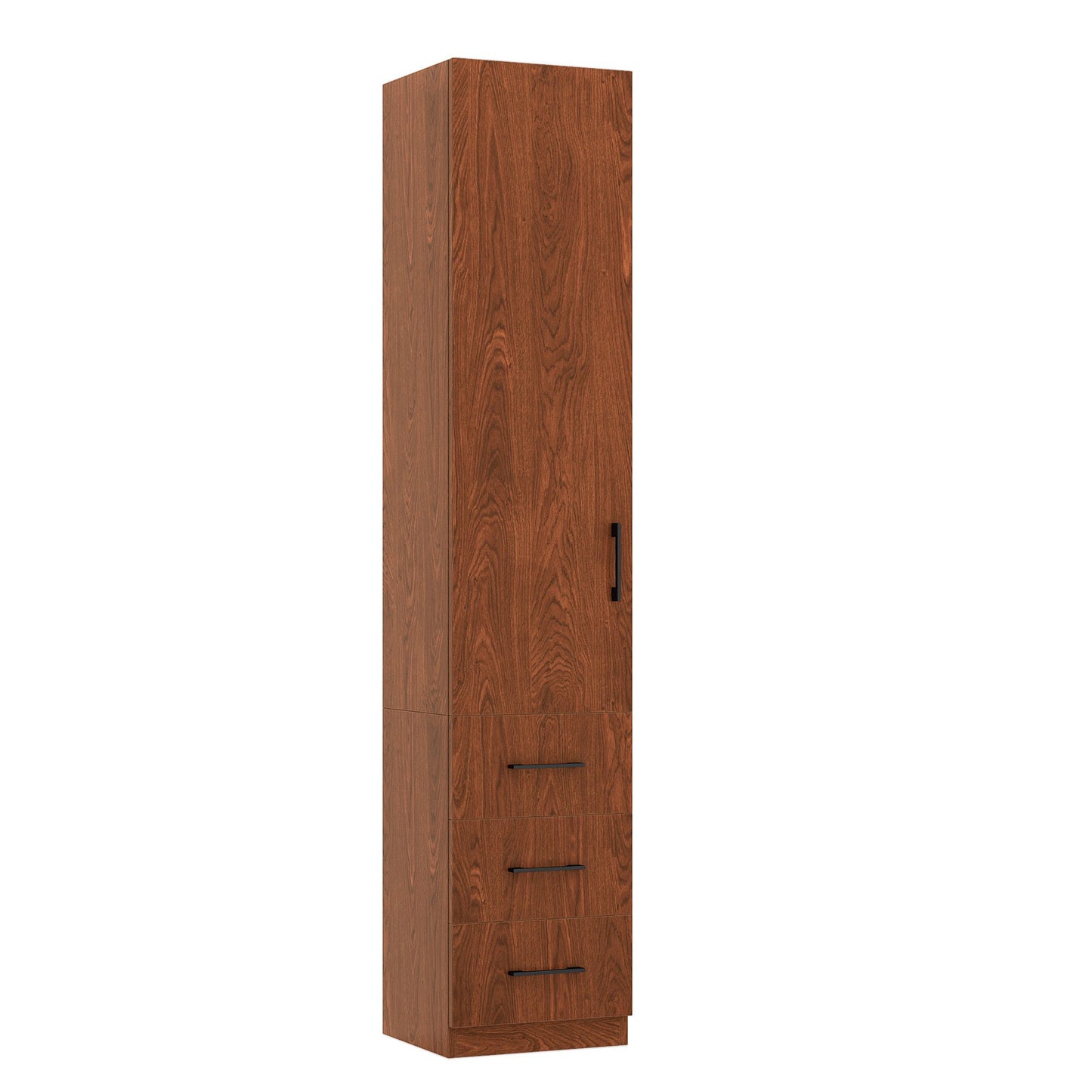 15. Wallbed Cupboard AB-5c Adjustable Shelves, Half door, Pullout Table, 3 Drawer