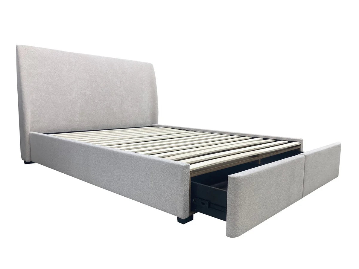 Casamia Upholstered Bed – 2 Drawers – Choice of Colours