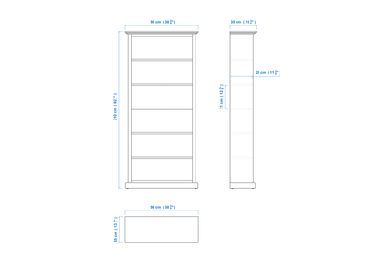 Heritage Timber Bookcase (7×3) H210xW98xD35cm – Aussie Made Choice of Colours
