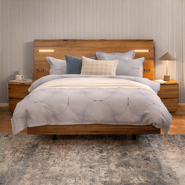 Esperance Bed, Solid Marri Hardwood with Modern Comforts