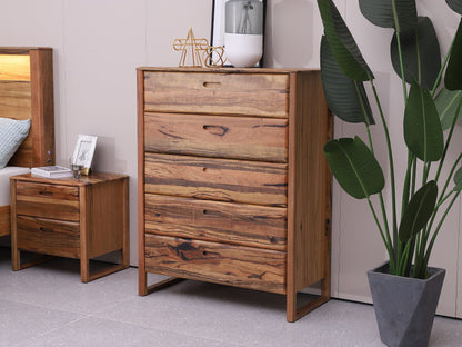 Fremantle Tallboy – Aussie Hardwood with Premium Storage | Bedroom Furniture