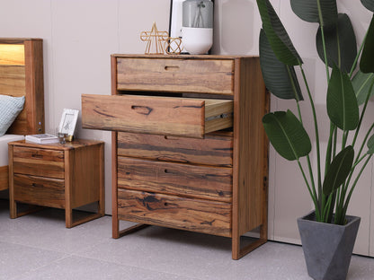 Fremantle Tallboy – Aussie Hardwood with Premium Storage | Bedroom Furniture