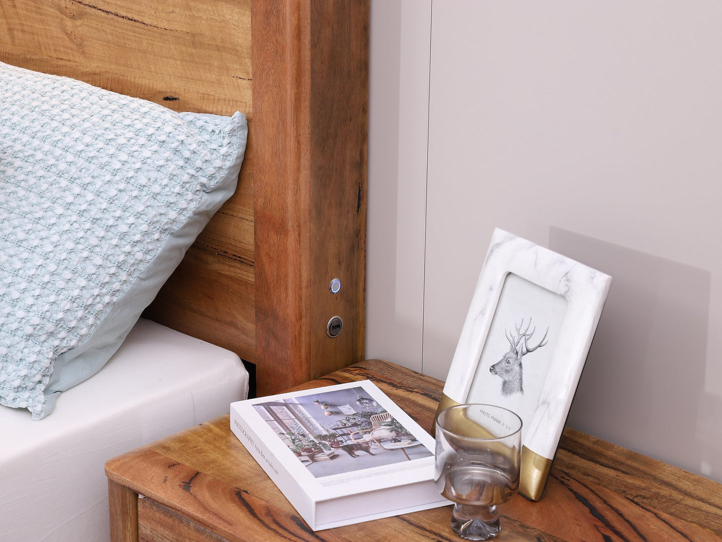 Fremantle Bedside Table – Aussie Hardwood with Modern Design | Premium Bedroom Furniture