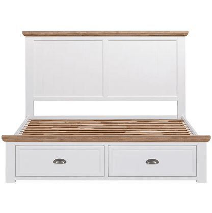 Paddington Bed with Drawers – Acacia Timber with Coastal Style