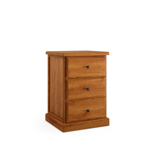 Chas 3 Drawer Bedside