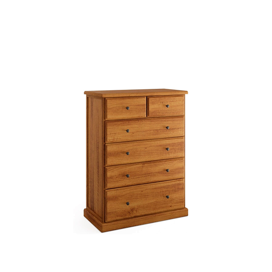 Chas 6 Drawer Tallboy
