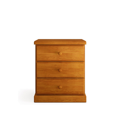 Savannah 3 Drawer Bedside 600mm