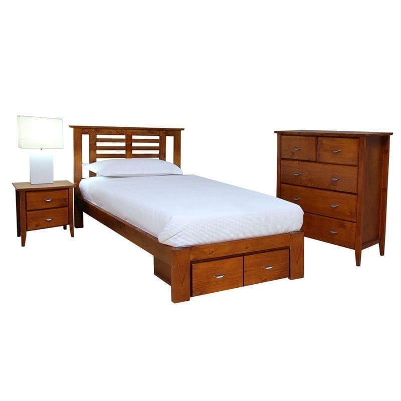 Kobi King Single Bed W Under Storage, King Single Bed With Storage