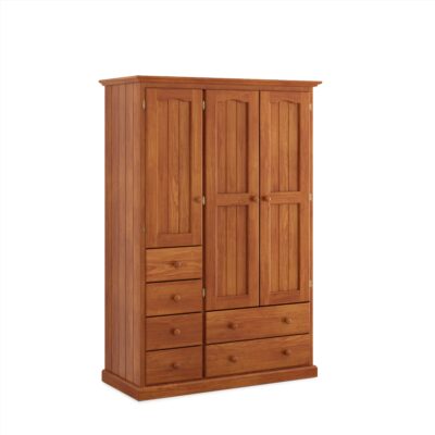 Heritage Timber Wardrobe 120cm Hanging Shelving 6 Drawer – Aussie Made Choice of Colours