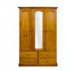 Colonial 3 Door 4 Drawer Wardrobe– All Hanging RAW_Timber Wardrobes