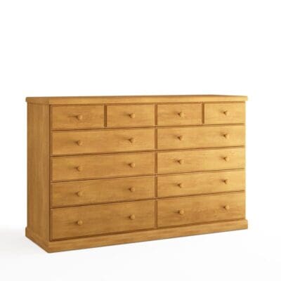 Savannah 180cm 12 Drawer Chest EXTRA DEEP Aussie Made Choice of Colours