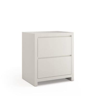 Modern 2 Drawer Bedside 60cm Aussie Made Choice of Colours