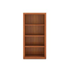 Alternative view of Modern 4x2 Bookcase – Aussie Made, Choice of Colours