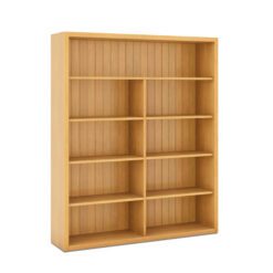 Modern 6x5 Bookcase – Aussie Made, Choice of Colours  Meta Description