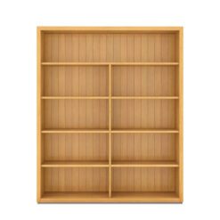 Alternative view of Modern 6x5 Bookcase – Aussie Made, Choice of Colours  Meta Description