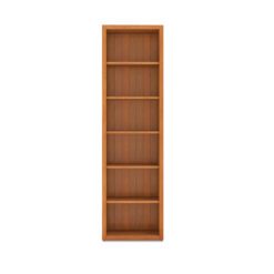 Alternative view of Modern 7x2 Bookcase – Aussie Made, Choice of Colours