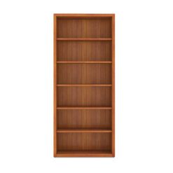 Alternative view of Modern 7x3 Bookcase – Aussie Made, Choice of Colours