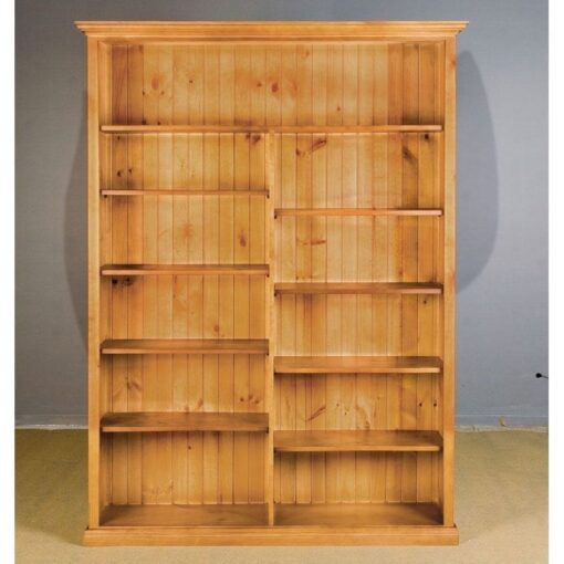 Colonial Bookcase 1800h x 1580w Stained_Timber Bookcase