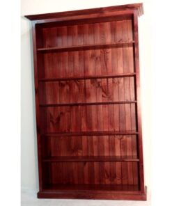 Colonial Bookcase 2100h x 1280w RAW_Timber Bookcase