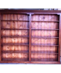 Double fed bookcase 2000w_Timber Bookcase