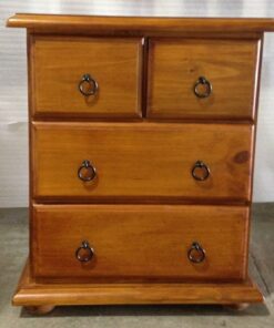 Chas 4 Drawer Bedside_Chests Timber