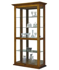 Portland Glass Display _Timber Bookcase